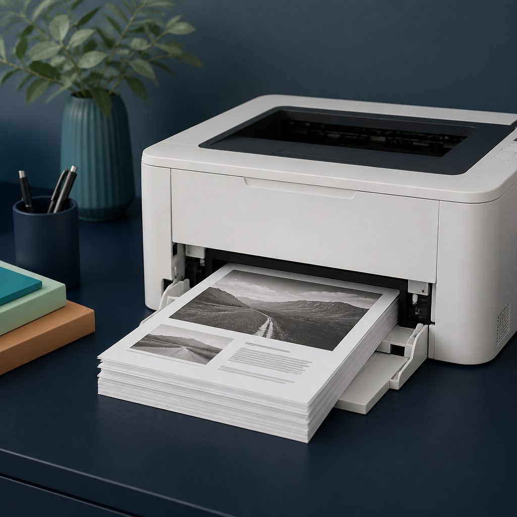 Impressão laser P&B A4