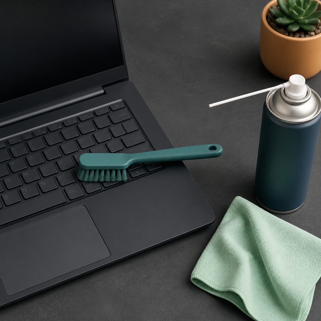 Limpeza física de notebook